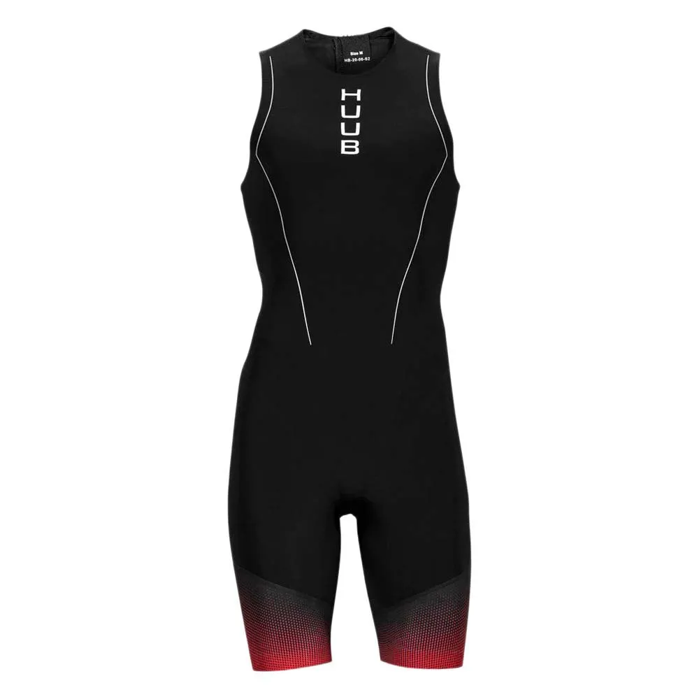 HUUB Race ärmelloser Triathlonanzug male, Black / red