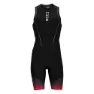 HUUB Race ärmelloser Triathlonanzug male, Black / red
