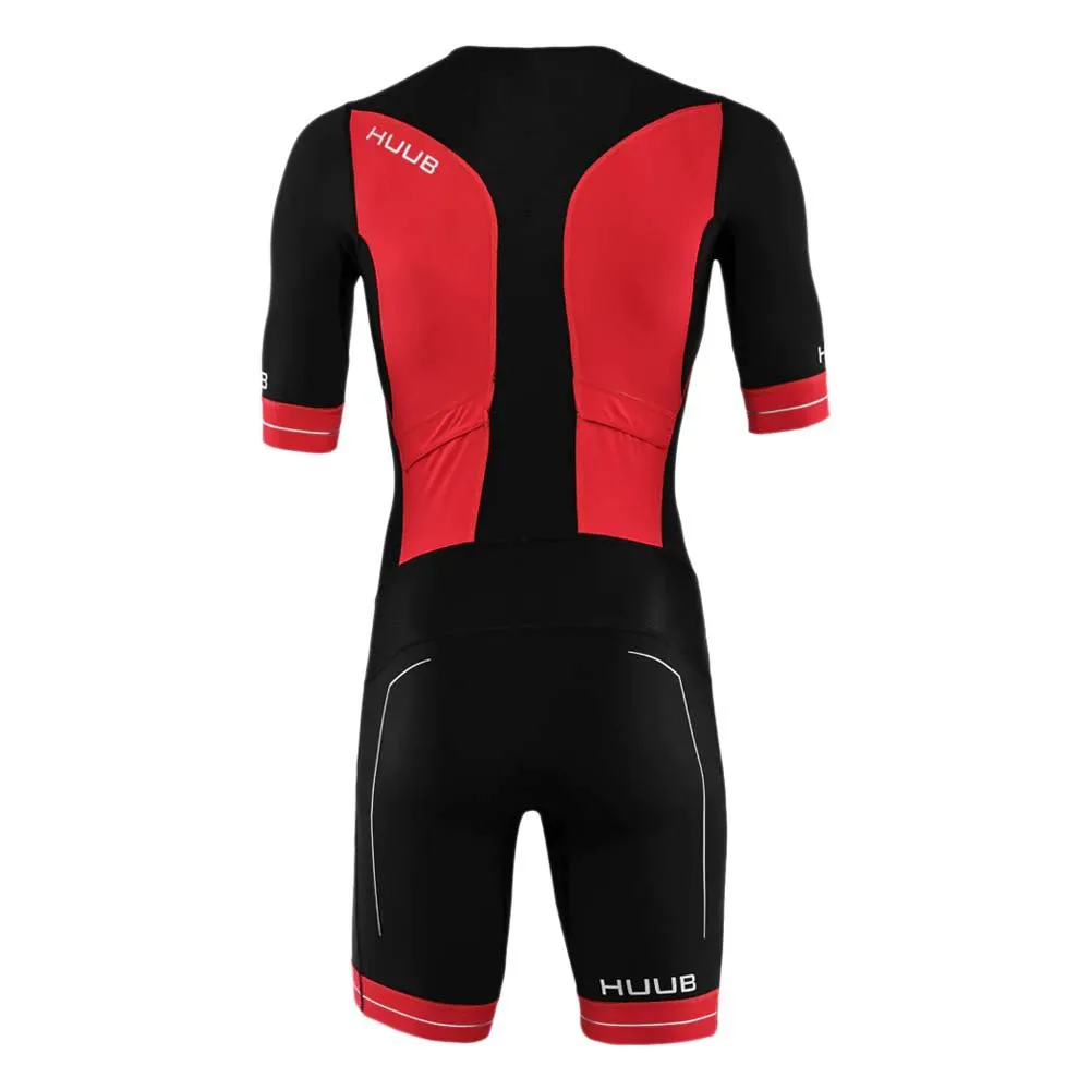 HUUB Raceline Kurzarm-trisuit male, Black / red HUUB Raceline Kurzarm-trisuit male, Black / red