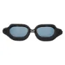 HUUB Retro Schwimmbrille Mit Spiegelglas unisex, Black, One Size