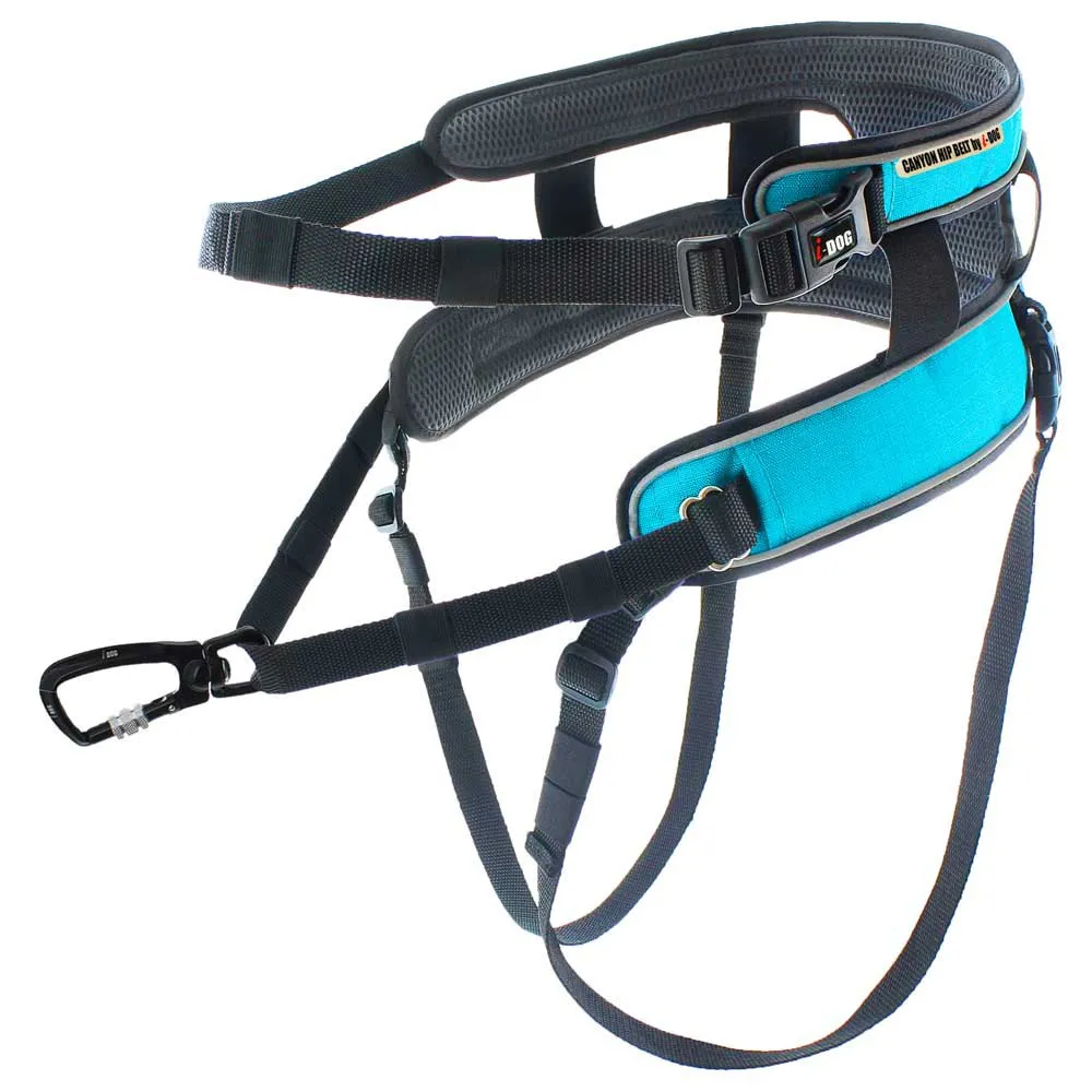 I-dog Canicross Canyon Alm Hundegeschirr, Blue, One Size I-dog Canicross Canyon Alm Hundegeschirr, Blue, One Size