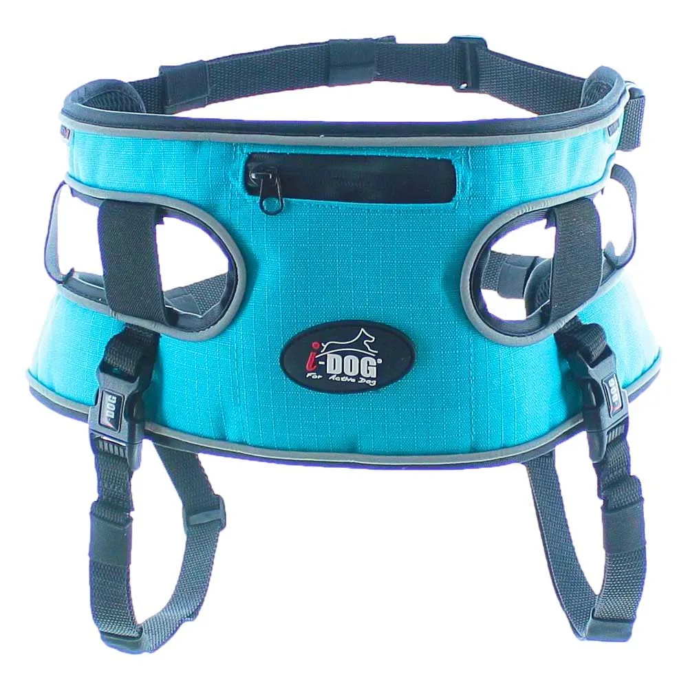 I-dog Canicross Canyon Alm Hundegeschirr, Blue, One Size I-dog Canicross Canyon Alm Hundegeschirr, Blue, One Size