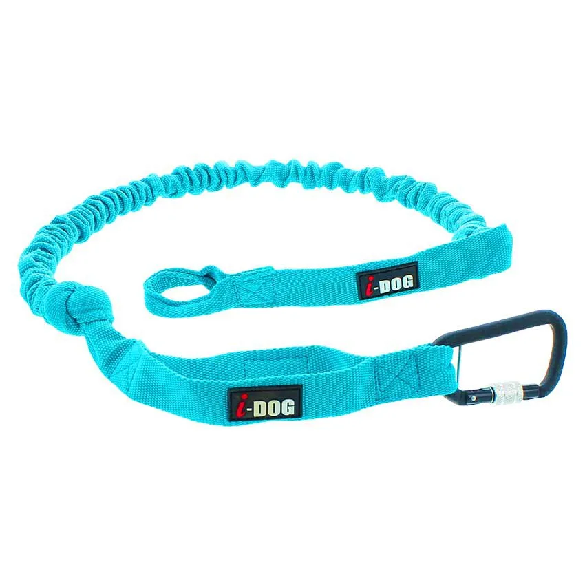 I-dog Canicross Opale Strong Dog Führleine, Blue, 190cm I-dog Canicross Opale Strong Dog Führleine, Blue, 190cm