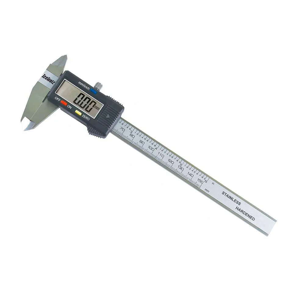 ICE 0-150 Mm Digitaler Messschieber, Silver, One Size ICE 0-150 Mm Digitaler Messschieber, Silver, One Size