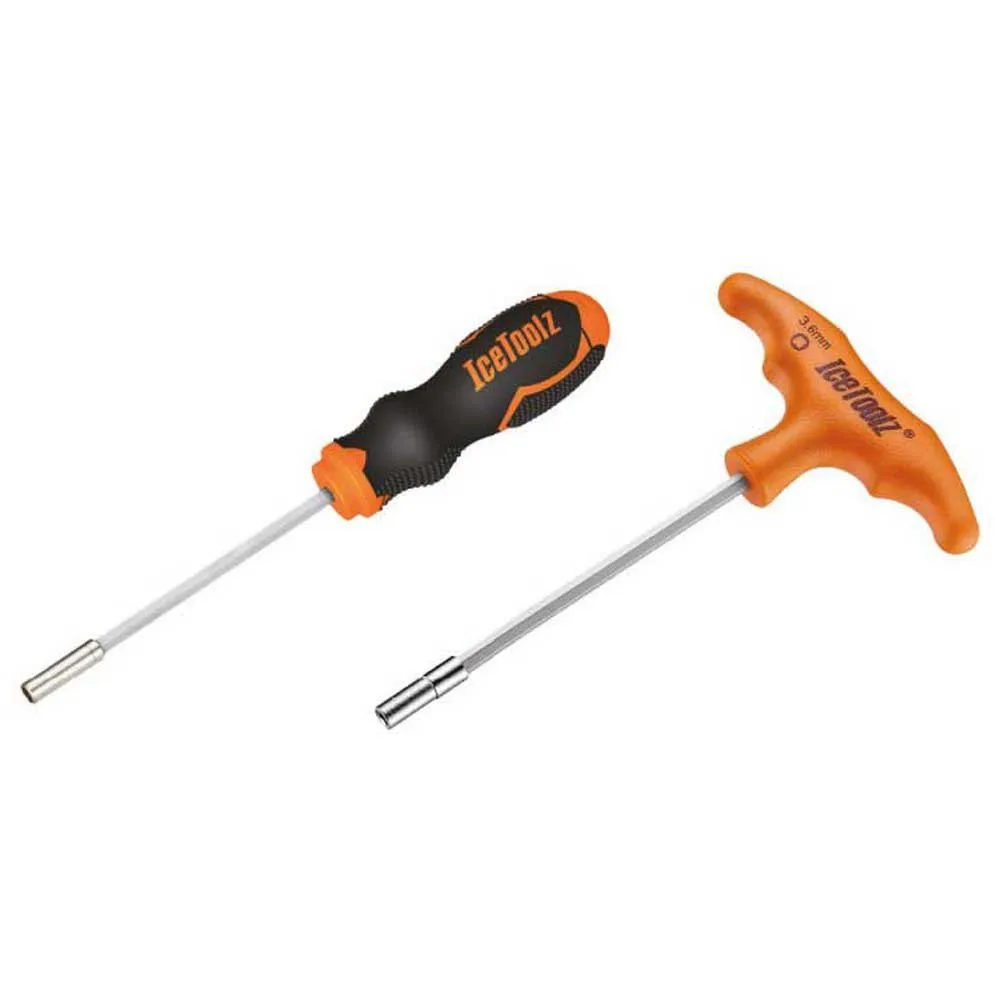 ICE 12d5 Square 3.6 Mm Set Speichenschlüssel, Black / orange, One Size ICE 12d5 Square 3.6 Mm Set Speichenschlüssel, Black / orange, One Size