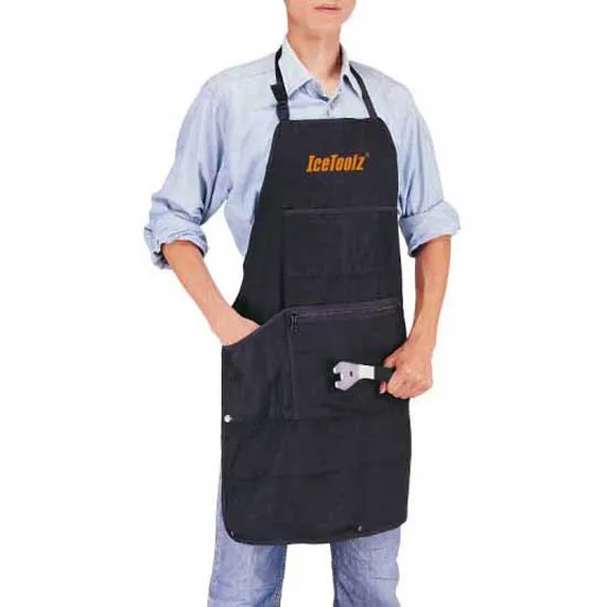 ICE C155 Professionelle Schürze, Black / orange, One Size ICE C155 Professionelle Schürze, Black / orange, One Size