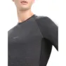 Icebreaker 125 Zoneknit™ Kurzarm-baselayer, Jet hthr / blk / metro h / cb