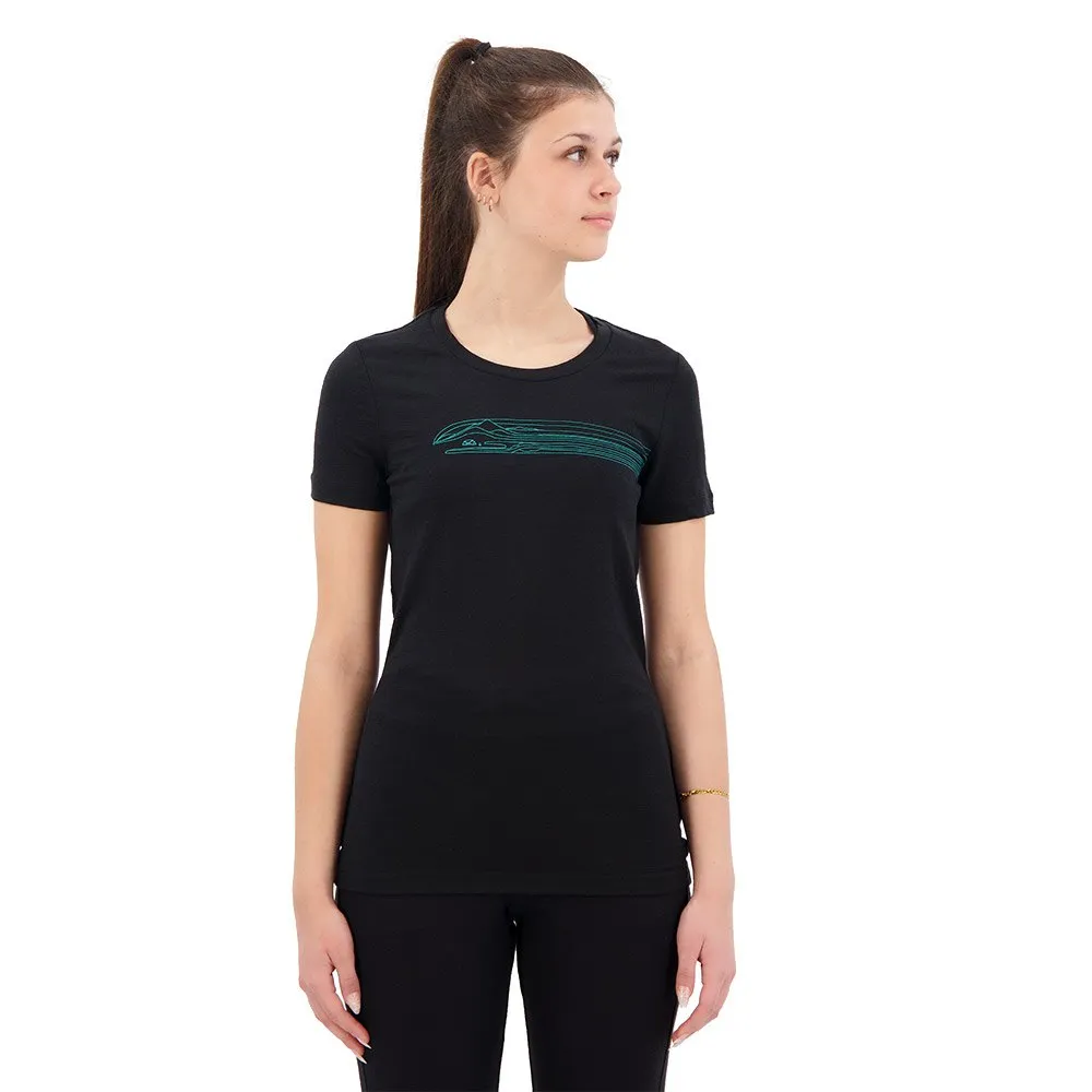 Icebreaker 150 Tech Lite Ii Camping Lines Merino Kurzarm-t-shirt Icebreaker 150 Tech Lite Ii Camping Lines Merino Kurzarm-t-shirt