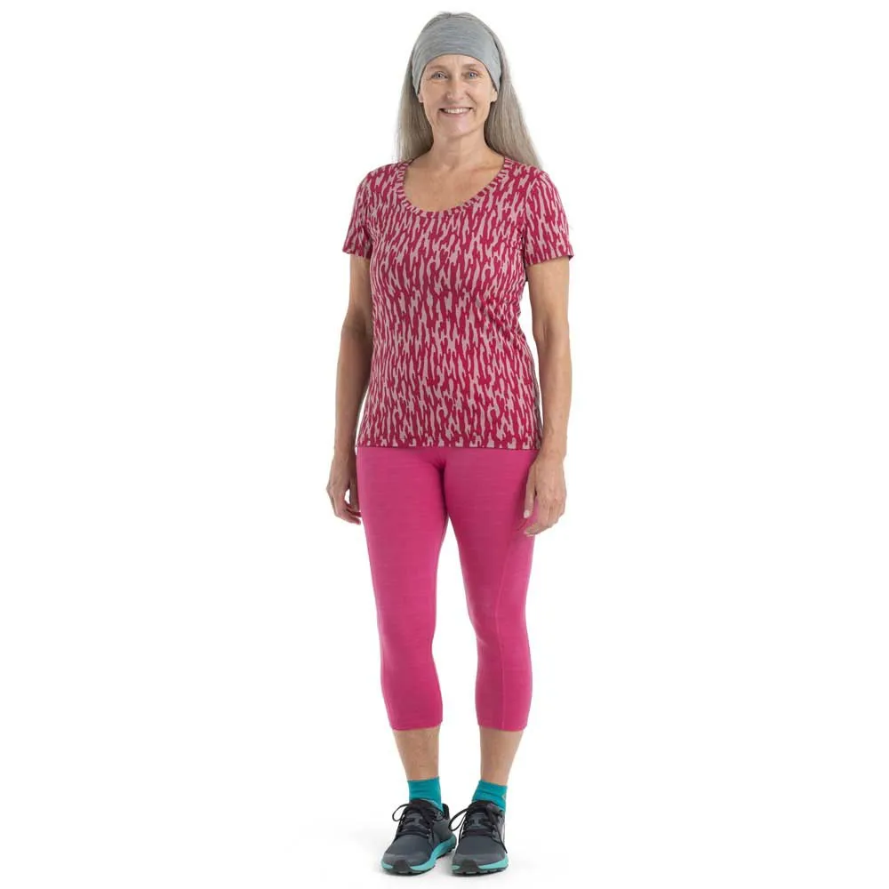 Icebreaker 150 Tech Lite Ii Glaci Cam Merino Kurzarm-t-shirt Icebreaker 150 Tech Lite Ii Glaci Cam Merino Kurzarm-t-shirt