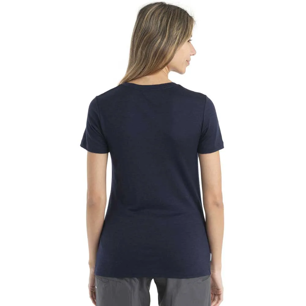 Icebreaker 150 Tech Lite Ii Mountain Stro Merino Kurzarm-t-shirt, Midnight navy Icebreaker 150 Tech Lite Ii Mountain Stro Merino Kurzarm-t-shirt, Midnight navy