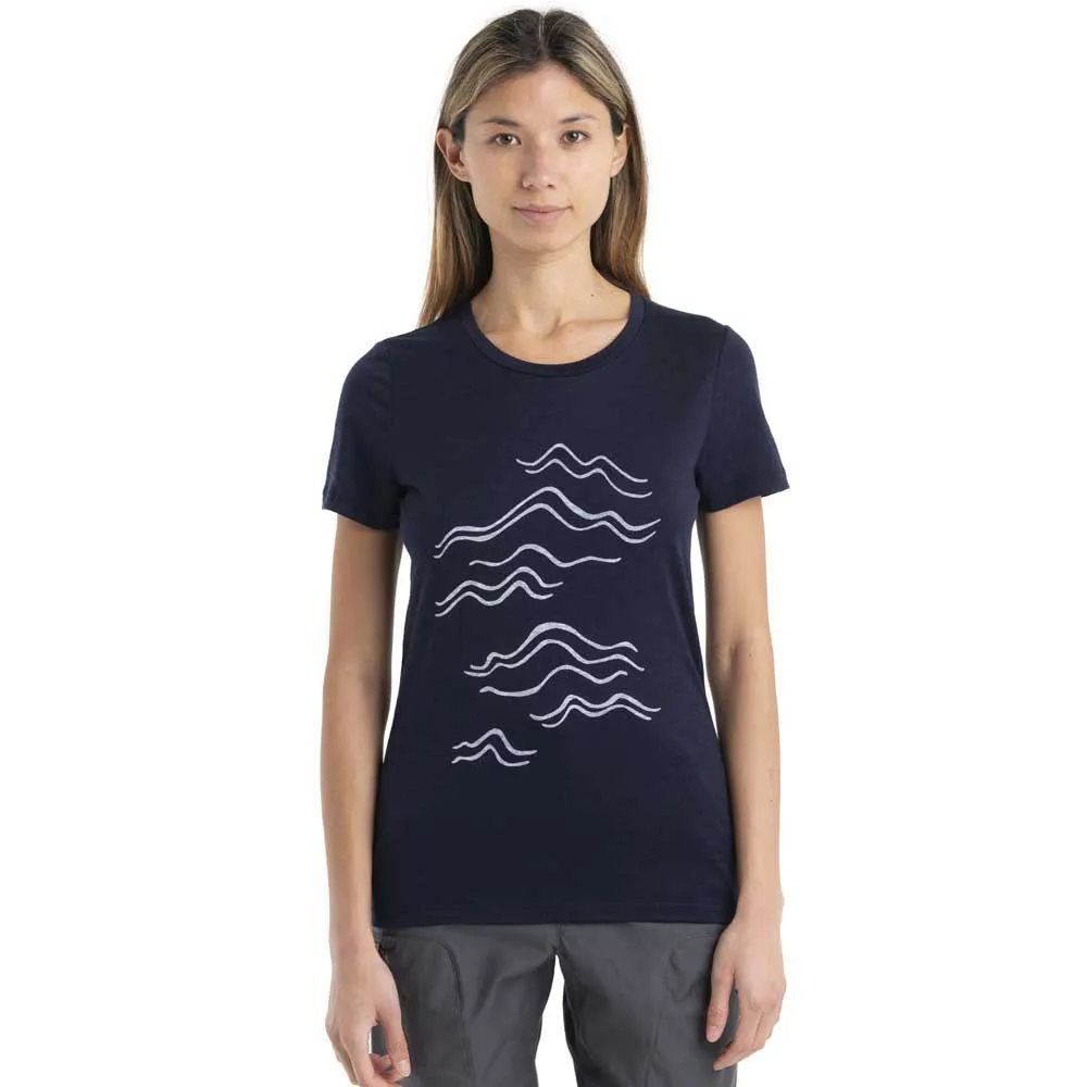 Icebreaker 150 Tech Lite Ii Mountain Stro Merino Kurzarm-t-shirt, Midnight navy Icebreaker 150 Tech Lite Ii Mountain Stro Merino Kurzarm-t-shirt, Midnight navy