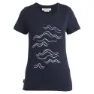 Icebreaker 150 Tech Lite Ii Mountain Stro Merino Kurzarm-t-shirt, Midnight navy
