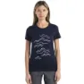 Icebreaker 150 Tech Lite Ii Mountain Stro Merino Kurzarm-t-shirt, Midnight navy