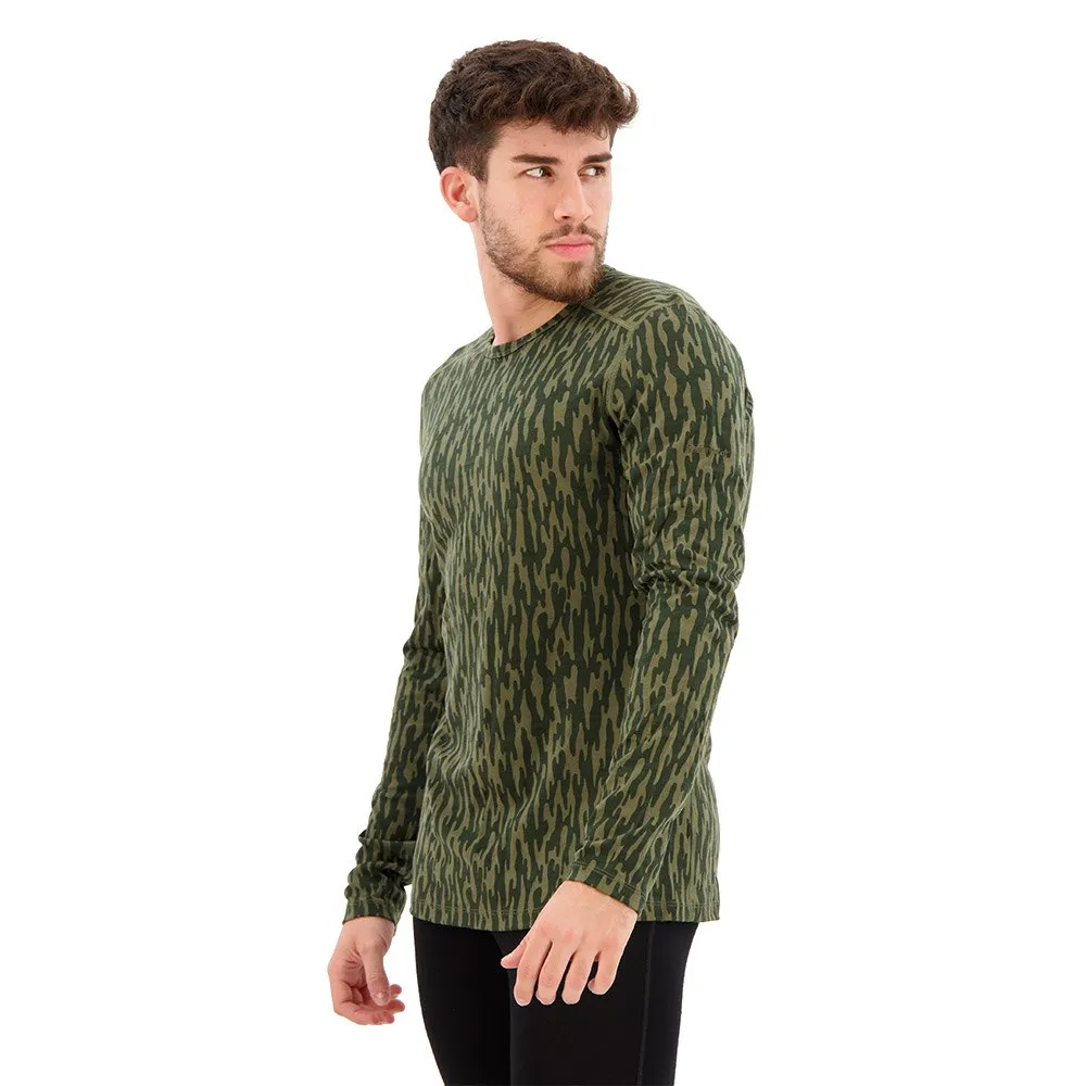Icebreaker 200 Oasis Crewe Macro Forms Merino Langarm-baselayer