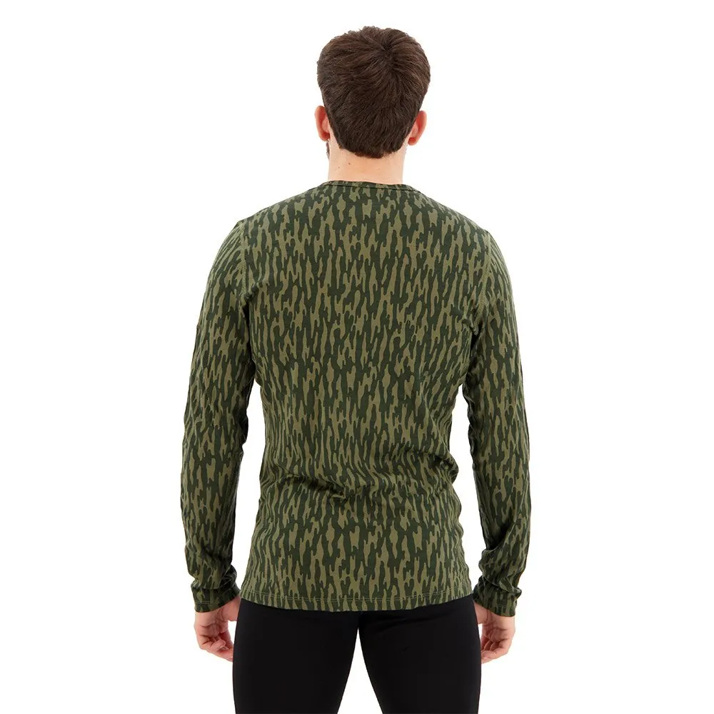 Icebreaker 200 Oasis Crewe Macro Forms Merino Langarm-baselayer