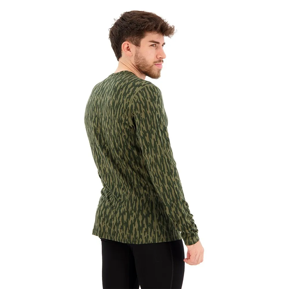 Icebreaker 200 Oasis Crewe Macro Forms Merino Langarm-baselayer