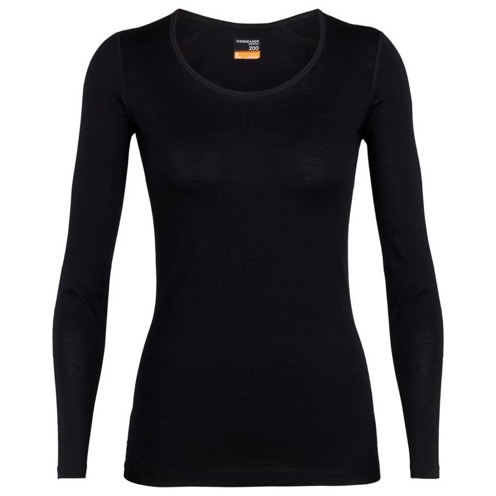 Icebreaker 200 Oasis Scoop Merino Langarm-baselayer Icebreaker 200 Oasis Scoop Merino Langarm-baselayer