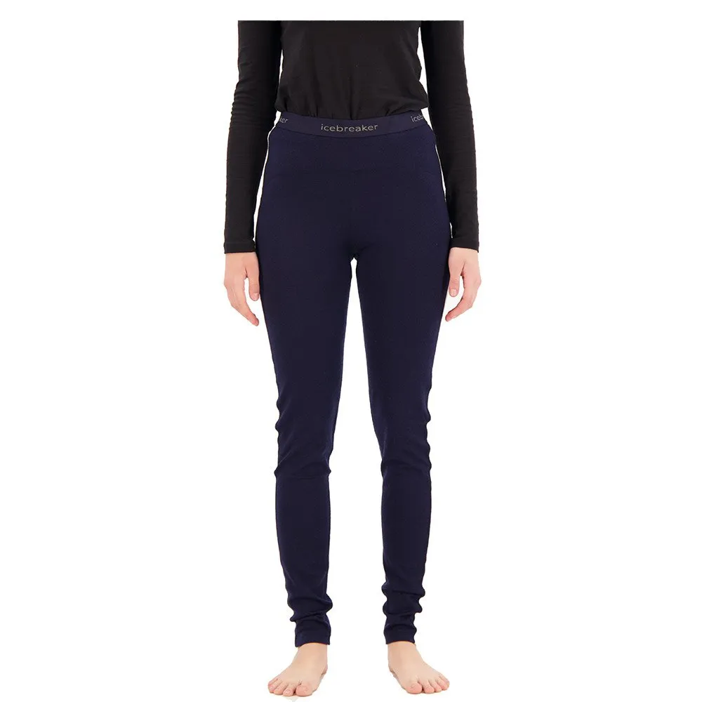 Icebreaker 200 Sonebula Merino Baselayer-hose, Midnight navy / snow / cb