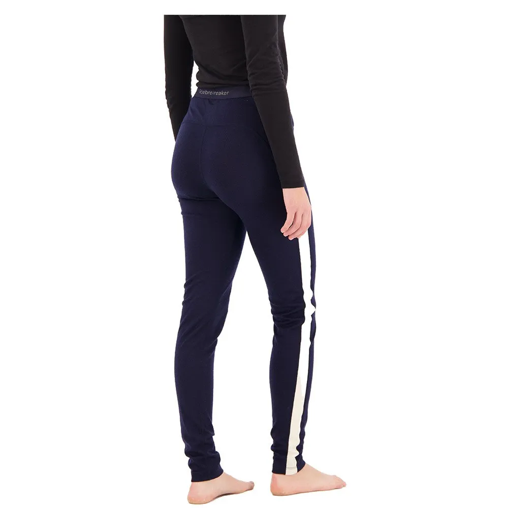 Icebreaker 200 Sonebula Merino Baselayer-hose, Midnight navy / snow / cb