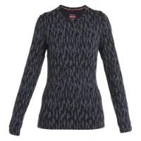 Icebreaker 260 Vertex Crewe Macro Forms Merino Langarm-baselayer