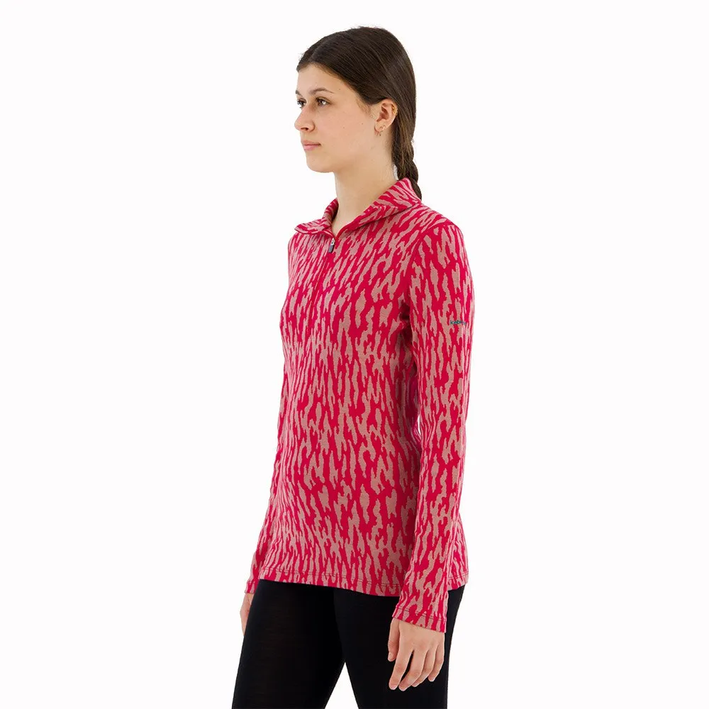Icebreaker 260 Vertex Macro Forms Merino Langarm-baselayer, Crystal / electron pink / j Icebreaker 260 Vertex Macro Forms Merino Langarm-baselayer, Crystal / electron pink / j