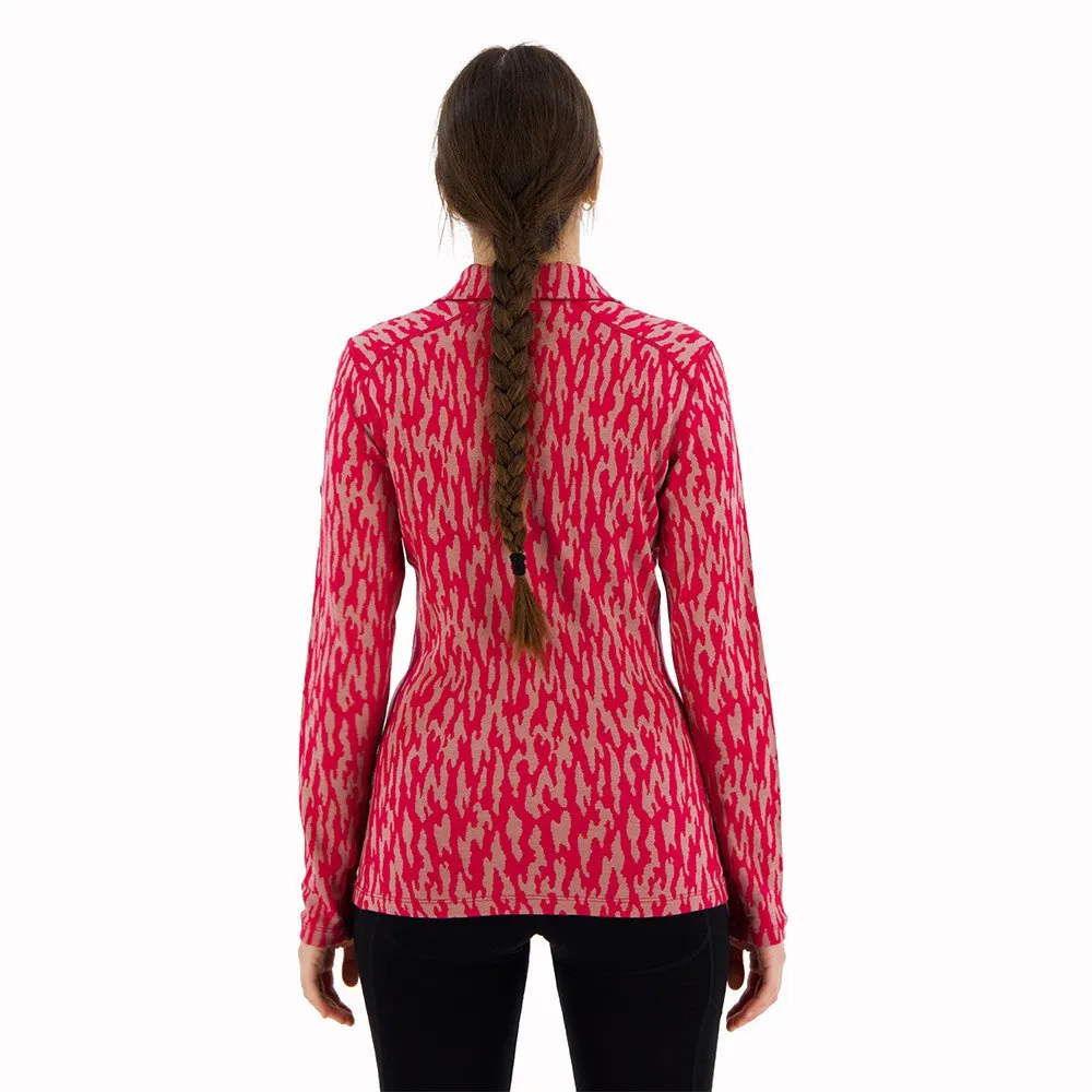Icebreaker 260 Vertex Macro Forms Merino Langarm-baselayer, Crystal / electron pink / j Icebreaker 260 Vertex Macro Forms Merino Langarm-baselayer, Crystal / electron pink / j