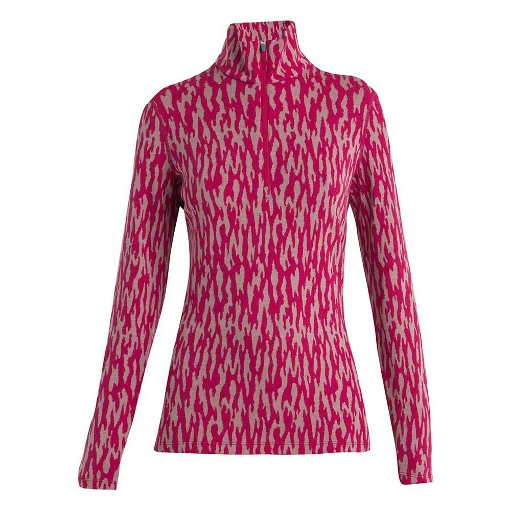 Icebreaker 260 Vertex Macro Forms Merino Langarm-baselayer, Crystal / electron pink / j Icebreaker 260 Vertex Macro Forms Merino Langarm-baselayer, Crystal / electron pink / j