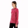 Icebreaker 260 Vertex Macro Forms Merino Langarm-baselayer, Crystal / electron pink / j