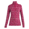 Icebreaker 260 Vertex Macro Forms Merino Langarm-baselayer, Crystal / electron pink / j