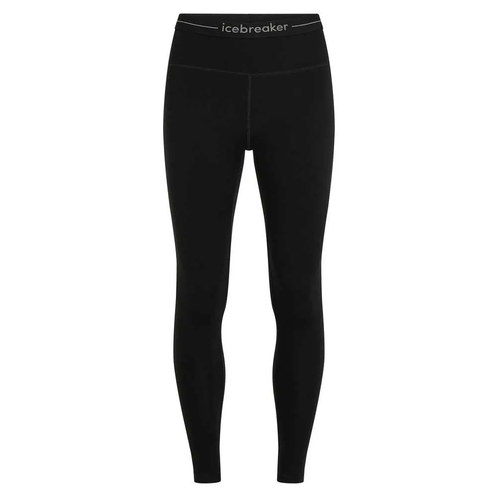 Icebreaker 300 Merinofine Polar Leggings, Black