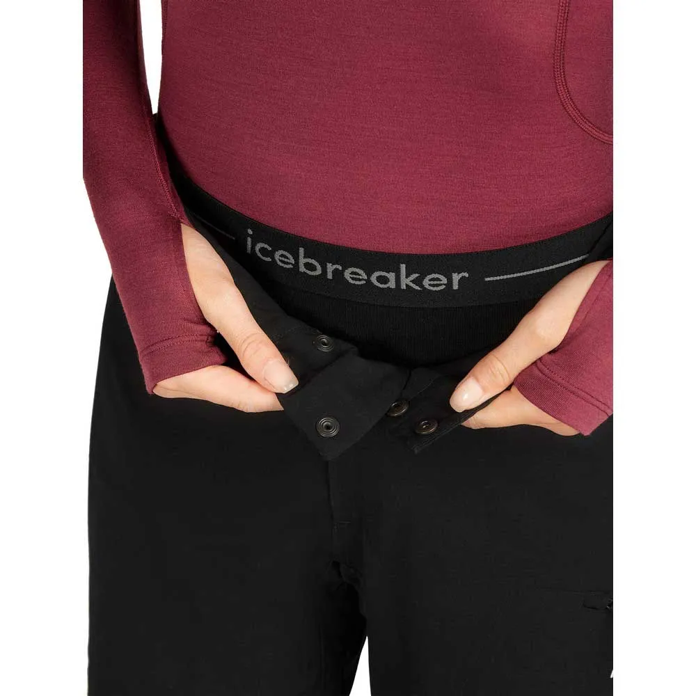 Icebreaker 300 Merinofine Polar Leggings, Black