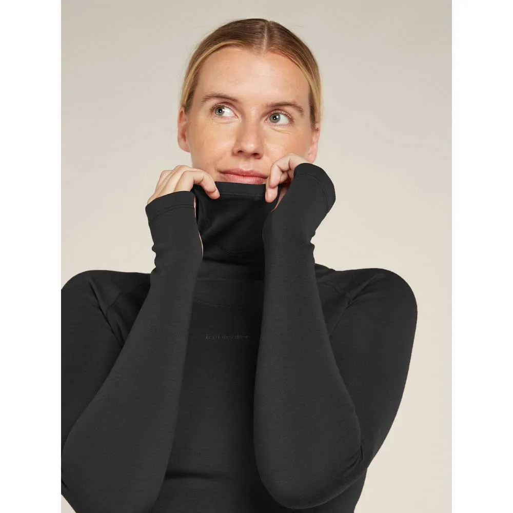 Icebreaker 300 Merinofine Polar Roll Neck Langarm-baselayer, Black 2 Icebreaker 300 Merinofine Polar Roll Neck Langarm-baselayer, Black 2