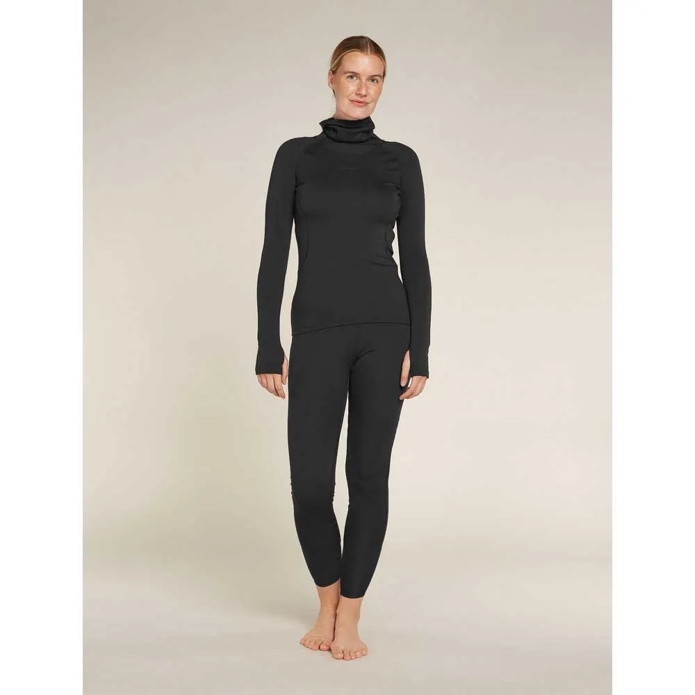 Icebreaker 300 Merinofine Polar Roll Neck Langarm-baselayer, Black 2 Icebreaker 300 Merinofine Polar Roll Neck Langarm-baselayer, Black 2