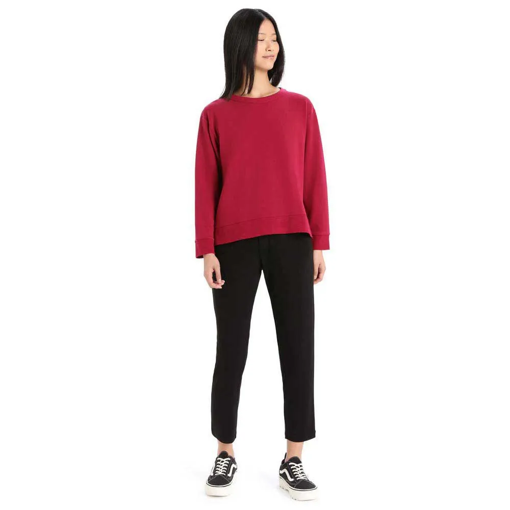 Icebreaker Dalston Sweatshirt, Cherry Icebreaker Dalston Sweatshirt, Cherry