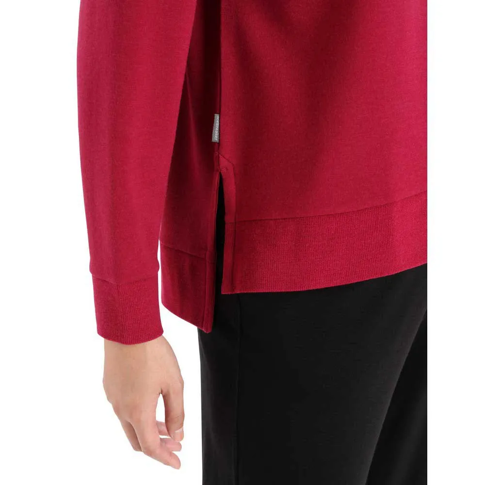 Icebreaker Dalston Sweatshirt, Cherry Icebreaker Dalston Sweatshirt, Cherry