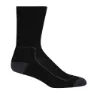 Icebreaker Hike+ Medium Crew Merino Socken, Black / monsoon / mink