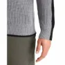 Icebreaker Lodge Half Zip Pullover, Gritstone heather / black