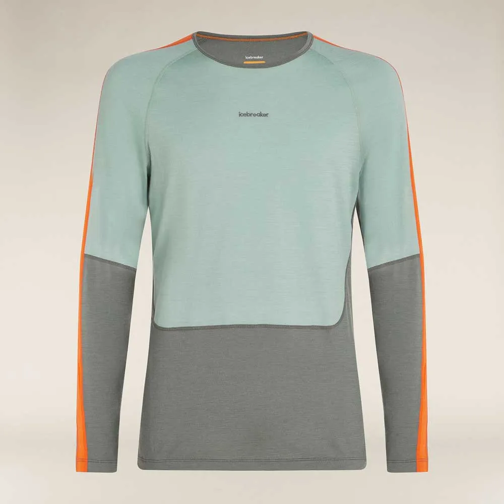 Icebreaker Meino 200 Sonebula Langarm-baselayer, Galaxy / moss / blaze / cb