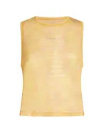Icebreaker Merino 125 Cool Lite Speed Fusion Aop ärmelloses T-shirt female Icebreaker Merino 125 Cool Lite Speed Fusion Aop ärmelloses T-shirt female