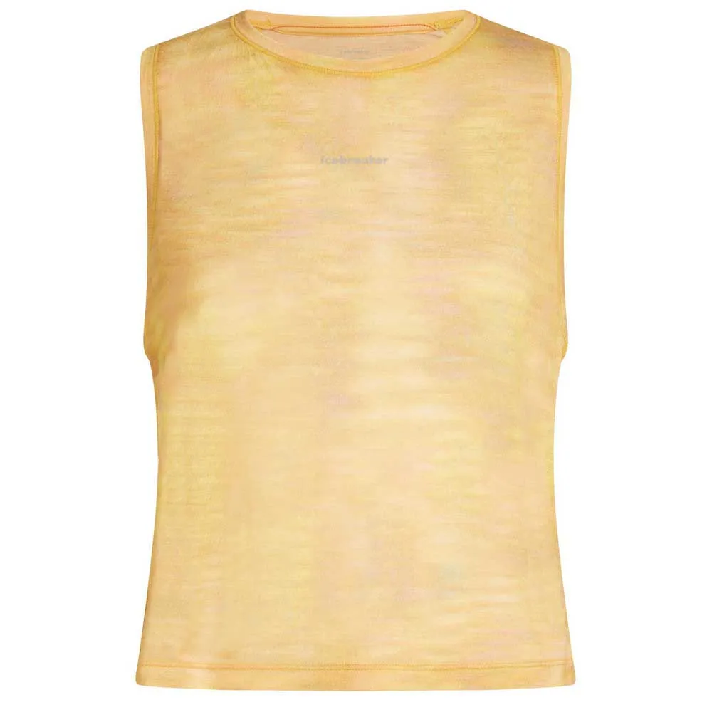 Icebreaker Merino 125 Cool Lite Speed Fusion Aop ärmelloses T-shirt female Icebreaker Merino 125 Cool Lite Speed Fusion Aop ärmelloses T-shirt female