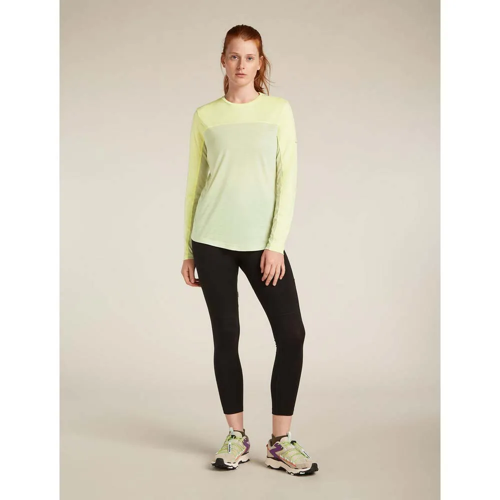 Icebreaker Merino 125 Cool Lite Sphere Colourblock Langarm-t-shirt