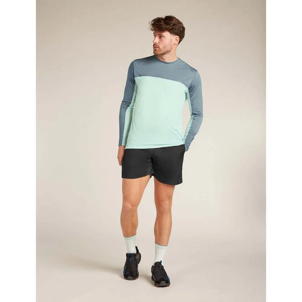 Icebreaker Merino 125 Cool Lite Sphere Colourblock Langarm-t-shirt