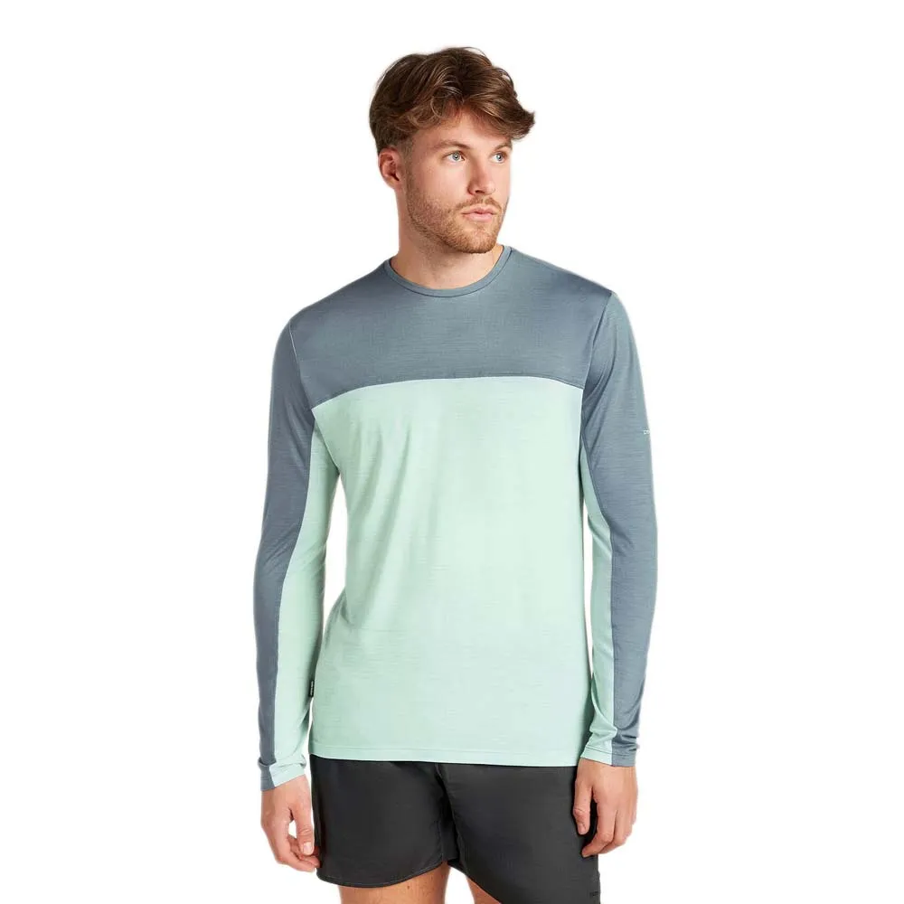 Icebreaker Merino 125 Cool Lite Sphere Colourblock Langarm-t-shirt
