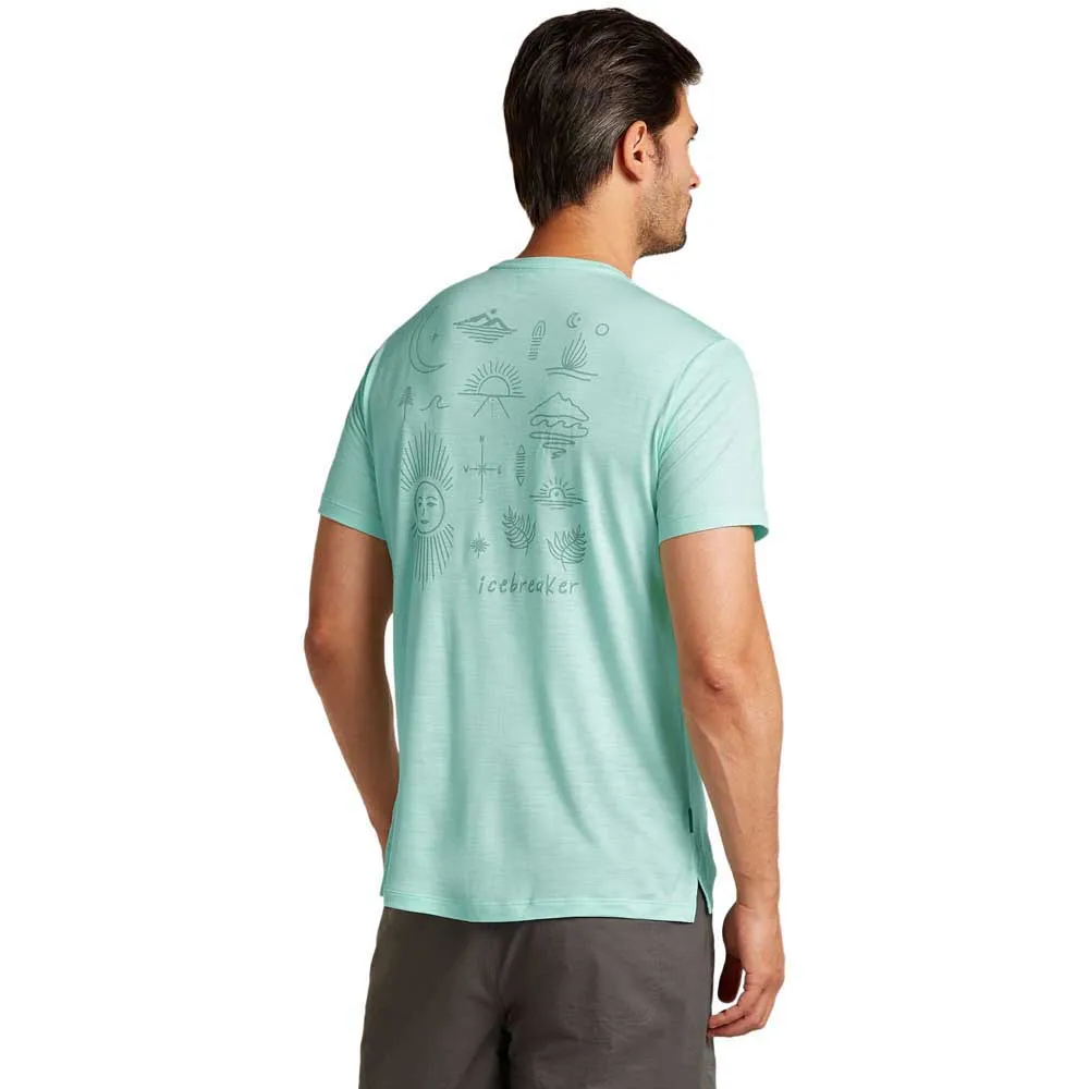 Icebreaker Merino 125 Cool Lite Sphere Explore Kurzarm-t-shirt Icebreaker Merino 125 Cool Lite Sphere Explore Kurzarm-t-shirt