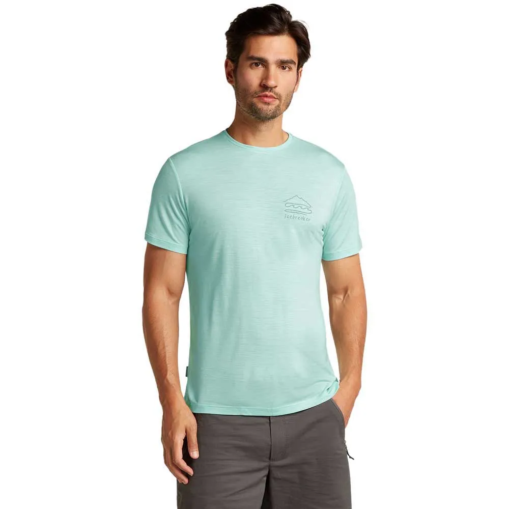 Icebreaker Merino 125 Cool Lite Sphere Explore Kurzarm-t-shirt Icebreaker Merino 125 Cool Lite Sphere Explore Kurzarm-t-shirt
