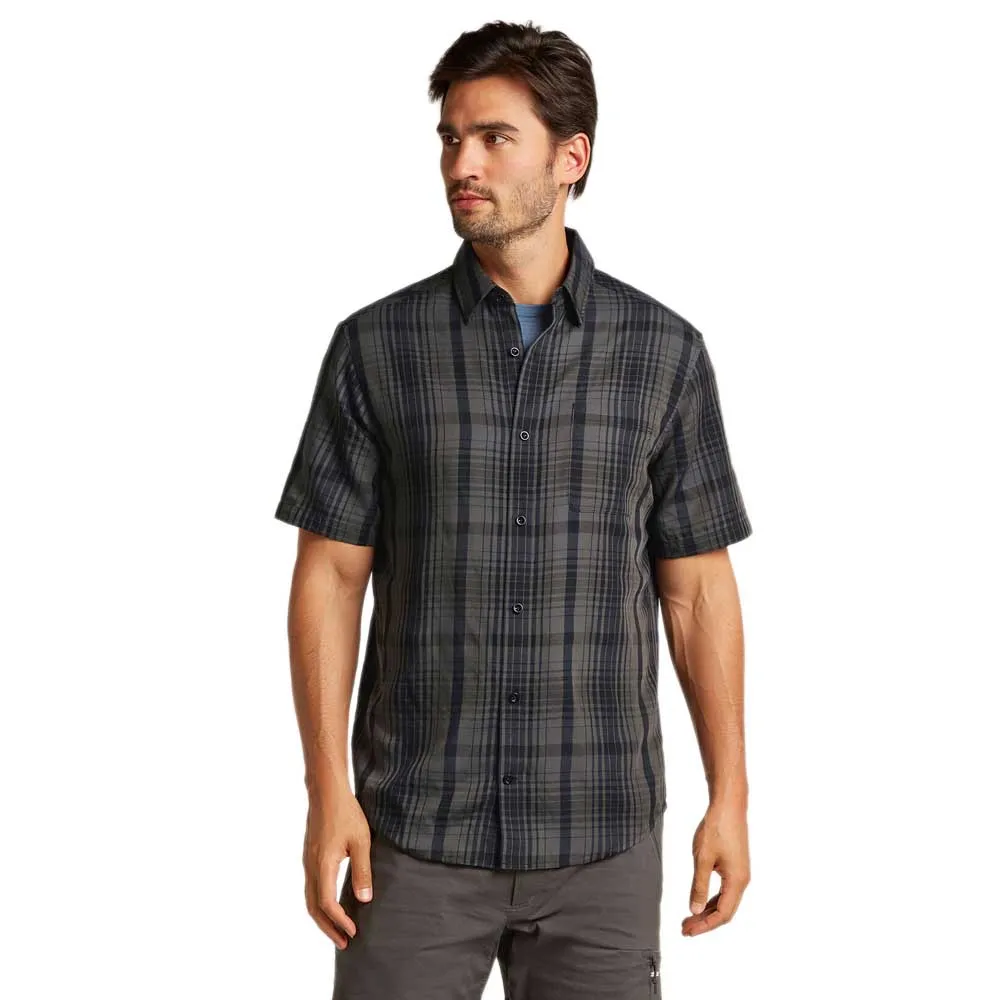 Icebreaker Merino 125 Cool Lite Steveston Plaid Kurzarmhemd