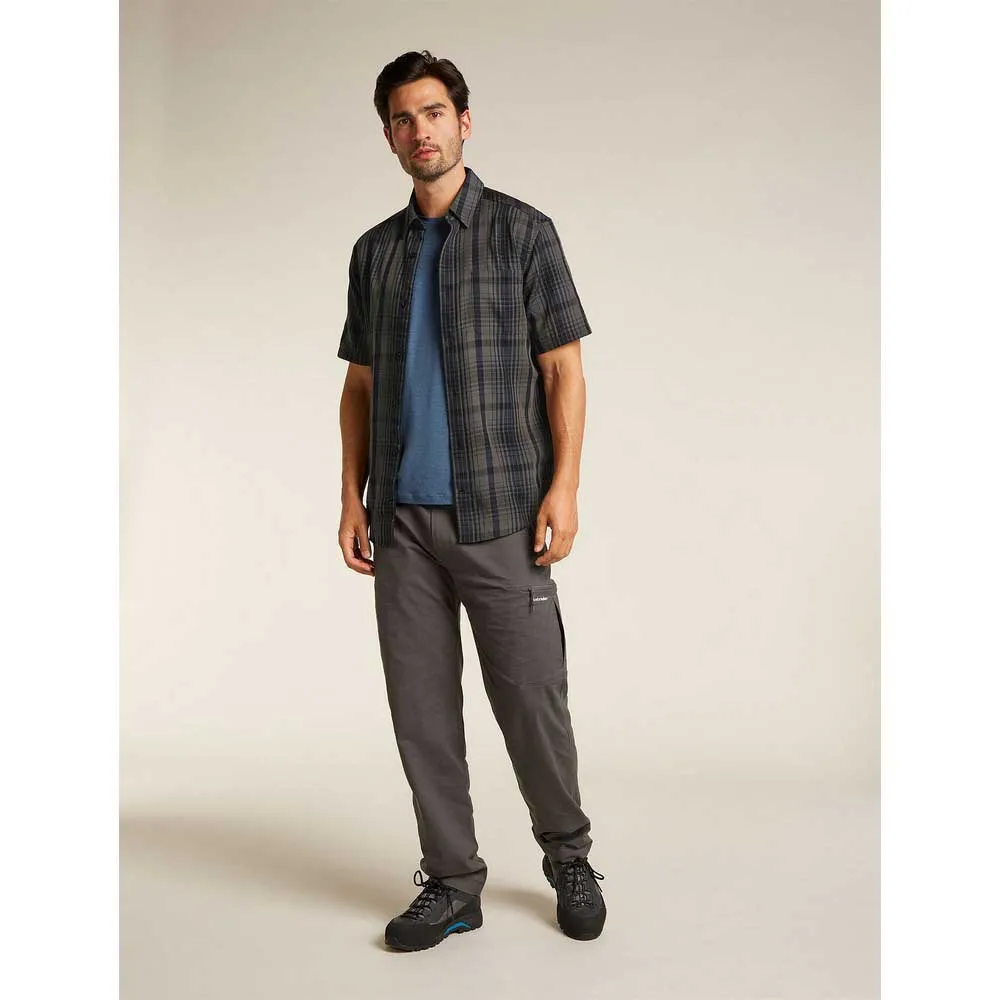 Icebreaker Merino 125 Cool Lite Steveston Plaid Kurzarmhemd