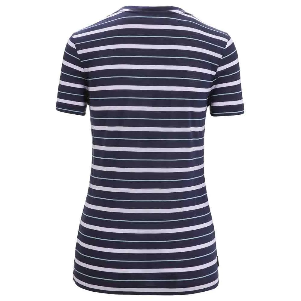 Icebreaker Merino 125 Cool Lite Wave Stripe Kurzarm-t-shirt Icebreaker Merino 125 Cool Lite Wave Stripe Kurzarm-t-shirt