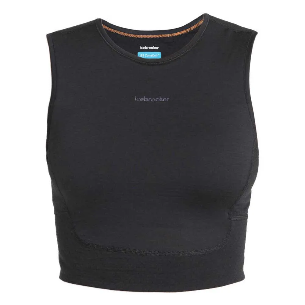 Icebreaker Merino 125 Zoneknit™ Energy Wind Cropped Ärmelloses Baselayer Icebreaker Merino 125 Zoneknit™ Energy Wind Cropped Ärmelloses Baselayer