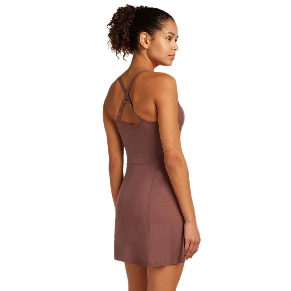 Icebreaker Merino 150 Active Kleid, Carob / pop